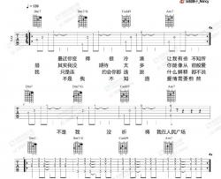 阿肆《我在人民广场吃炸鸡》吉他谱-Guitar Music Score