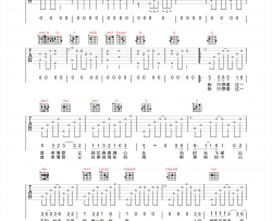 吕方《老情歌》吉他谱-G调原版弹唱谱