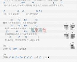 安心亚《哈啰》吉他谱-Guitar Music Score