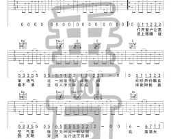 需要人陪吉他谱 王力宏 C调弹唱谱 吉他教学视频