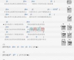 吴宗宪《我会想你》吉他谱-Guitar Music Score