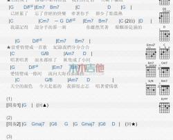 爱情歌_吉他谱_陈势安