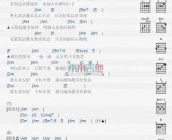 离别的泪珠_吉他谱_黄乙玲