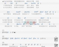 陈大天《每每》吉他谱-Guitar Music Score