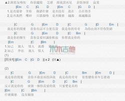 我是你的_吉他谱_倪安东