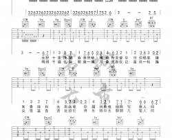 伦桑《借画》吉他谱