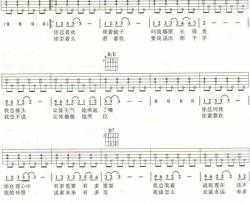小爱人|吉他谱|图片谱|高清|水木年华