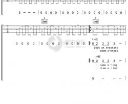 蔡健雅《Yellow》吉他谱 A调弹唱六线谱