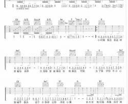 我们小时候吉他谱_完美版_TANK