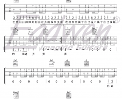 周延英《那个人》吉他谱(C调)-Guitar Music Score