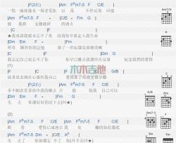 孙楠《忘不了你》吉他谱-Guitar Music Score
