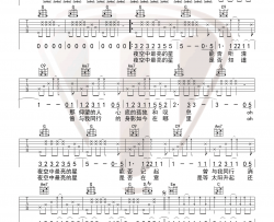 夜空中最亮的星吉他谱_G调_逃跑计划_吉他演示视频