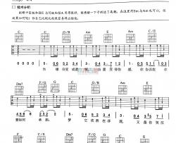 孙楠《为爱说抱歉》吉他谱-Guitar Music Score