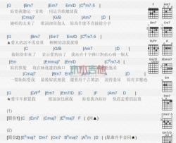 那首歌_吉他谱_林宥嘉