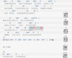 OK绷《原来》吉他谱-Guitar Music Score