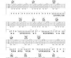 周杰伦《手写的从前》吉他谱-Guitar Music Score