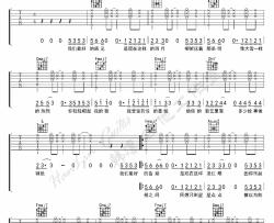 许嵩《最佳歌手》吉他谱-Guitar Music Score