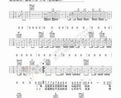 《信仰》吉他谱 G调 原版 张信哲