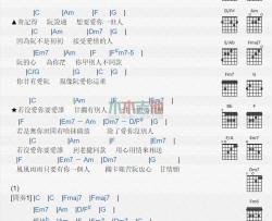 若没爱你要爱谁_吉他谱_黄妃