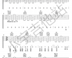 想你想你吉他谱-毛不易-C调原版-高清图片谱