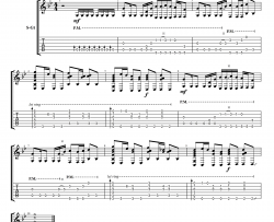 王者荣耀吉他谱 《王者荣耀》登录界面BGM 吉他指弹谱