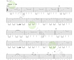 名曲《琵琶语 指弹 》吉他谱-Guitar Music Score