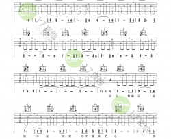 童安格《其实你不懂我的心》吉他谱-Guitar Music Score