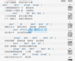 街角的情歌吉他谱 Em调版 范逸臣