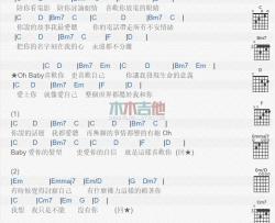 喜欢你_吉他谱_可米小子