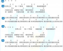 周笔畅《去流浪》吉他谱 电影《流浪地球》推广曲