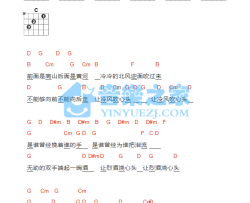 侠客行吉他谱 D调-赵牧阳