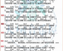 群星《让我为你唱首歌》吉他谱(G调)-Guitar Music Score