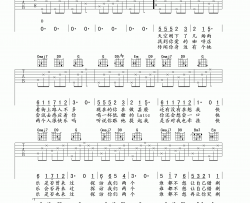 过云雨吉他谱 G调六线谱_高清版_张敬轩