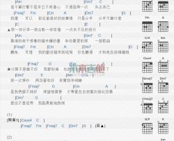 分开不是谁不好_吉他谱_郭静