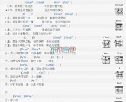 李泉,卢巧音《眼色》吉他谱-Guitar Music Score