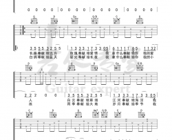 【G调版】韩寒《奉献》吉他谱 吉他弹唱六线谱 飞驰人生片尾曲 Guitar Tabs