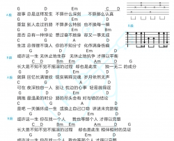 《不摇滚》吉他谱-房东的猫/八三夭-G调弹唱谱-高清图片谱