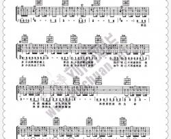汪峰《怒放的生命》吉他谱-Guitar Music Score