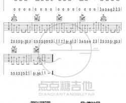 野狼disco指弹谱-宝石gem-吉他独奏谱-指弹演示视频