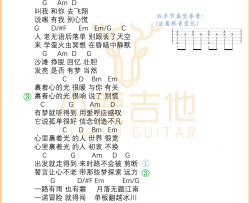 《裹着心的光》吉他谱 G调指法编配-小鹿吉他编配制谱-林俊杰