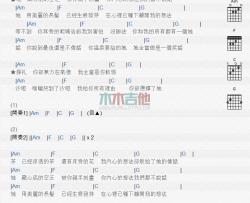 刘增瞳《你却选择了她》吉他谱-Guitar Music Score