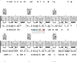温岚《夏天的风》吉他谱-Guitar Music Score