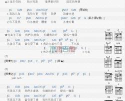 李玖哲《不完美》吉他谱-Guitar Music Score