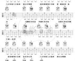 落叶归根吉他谱_G调_王力宏吉他弹唱六线谱