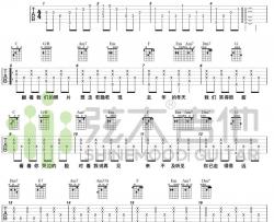 周杰伦《借口》吉他谱(G调)-Guitar Music Score