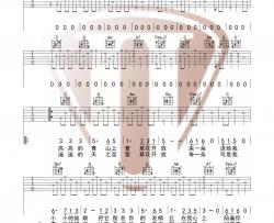 张小斐《萱花草》吉他谱(C调)-Guitar Music Score