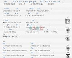 佛跳墙《坦白》吉他谱-Guitar Music Score