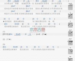 张学友《在你身边》吉他谱-Guitar Music Score