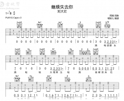 继续失去你吉他谱_刘大壮_G调弹唱谱_完整六线谱