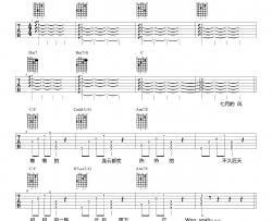 夏天的风吉他谱_温岚_《夏天的风》吉他弹唱演示/教学